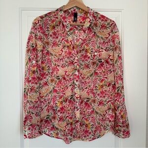 Kut from the Kloth Floral Print Shirt